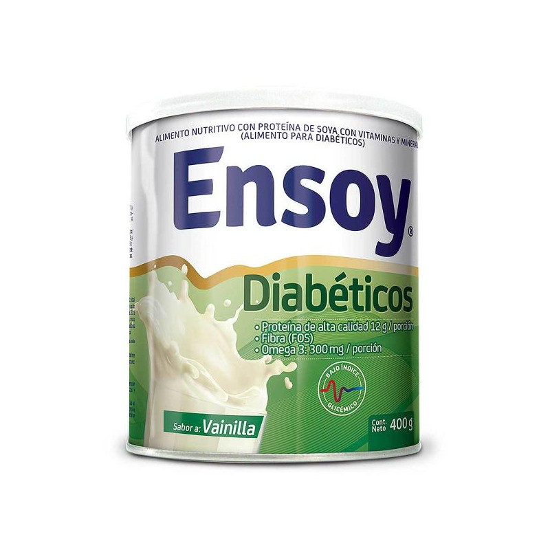 ENSOY DIABETICOS VAINILLA 400 GR LECHES EN POLVO