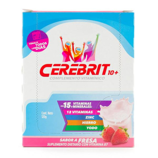 CEREBRIT 10 FRESA 15 GR. DISPLAY X 8 SBS