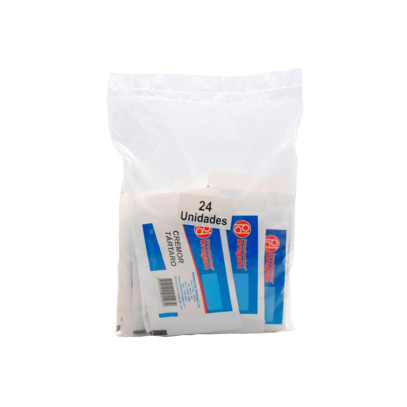 CREMOR TARTARO 5 GR 24 SBS DROGAM BITARTRATO DE POTASIO 