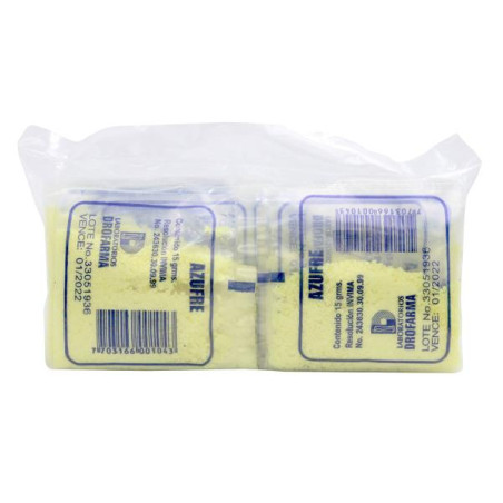 AZUFRE 25 SBS 15 GR DROFARMA AZUFRE