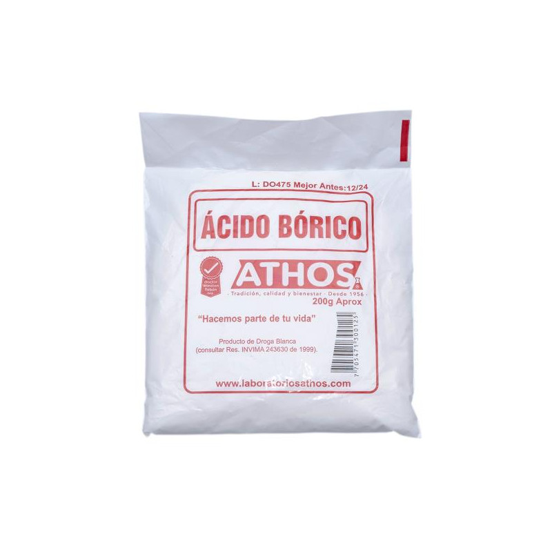 ACIDO BORICO 200 GR ATHOS ACIDO BORICO