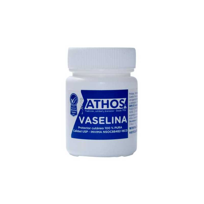 VASELINA BLANCA 60 GR 6 UDS ATHOS VASELINAS
