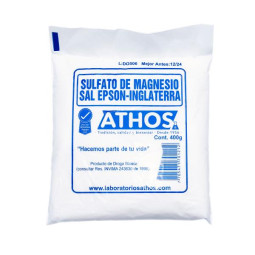 SULFATO DE MAGNESIO 400 GR ATHOS SULFATO DE MAGNESIO