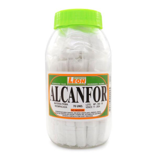 ALCANFOR 70 TBS LEON (IVA) ALCANFOR 