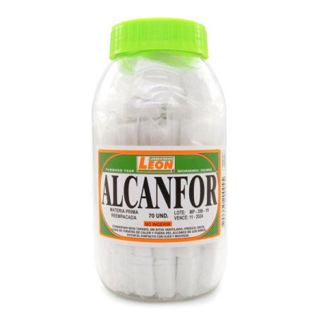 ALCANFOR 70 TBS LEON (IVA) ALCANFOR 