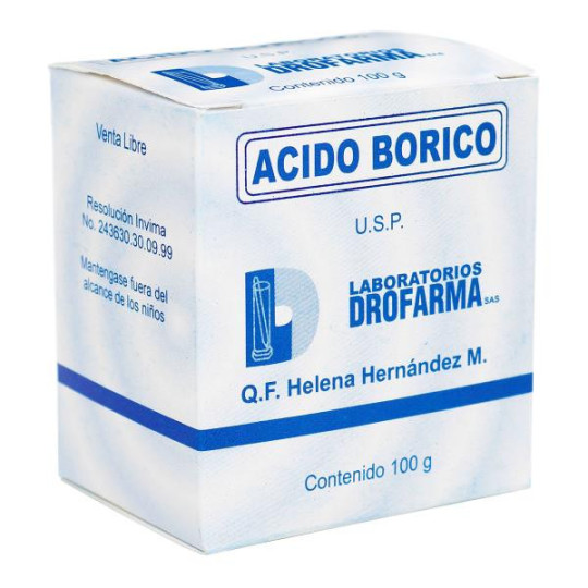 ACIDO BORICO 100 GR DROFARMA ACIDO BORICO