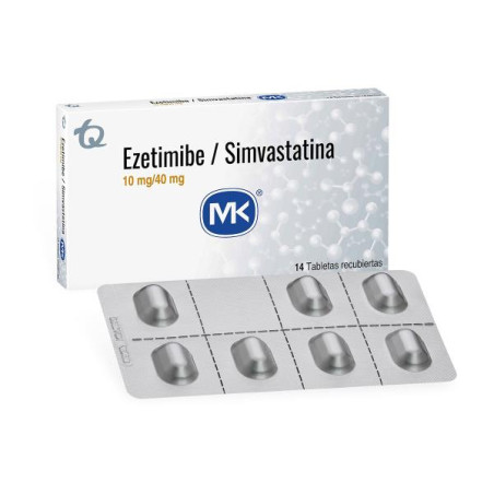 EZETIMIBA 10 MG SIMVAST.40 MG 14 TBS MK SIMVASTATINA