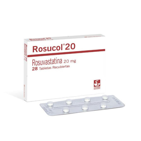 ROSUCOL 20 MG 28 CAPSULAS (A)(PB) ROSUVASTATINA