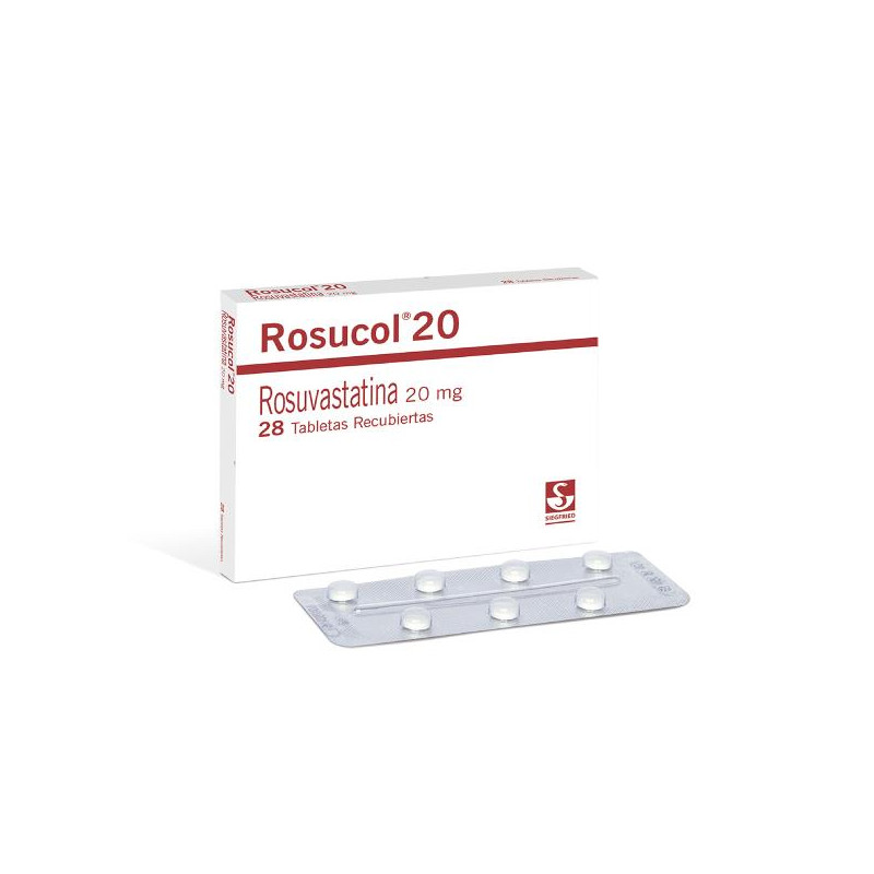 ROSUCOL 20 MG 28 CAPSULAS (A)(PB) ROSUVASTATINA