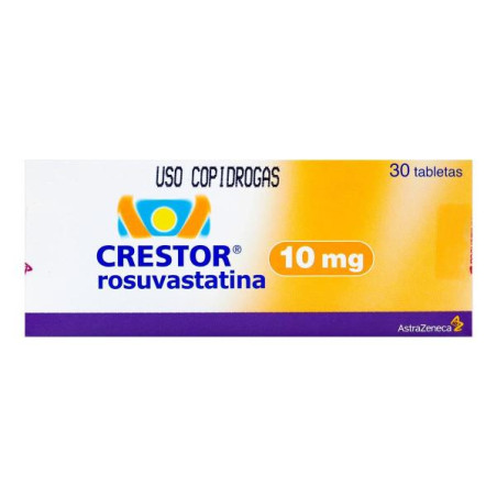 CRESTOR 10 MG 30 TABLETAS (A)(PB)(DA) ROSUVASTATINA