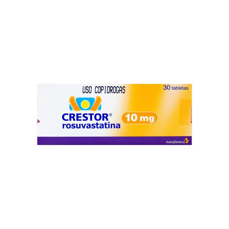 CRESTOR 10 MG 30 TABLETAS (A)(PB)(DA) ROSUVASTATINA CRESTOR 10 MG 30 TABLETAS (A)(PB)(DA) ROSUVASTATINA
