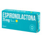 ESPIRONOLACTONA 25 MG 20 TABLETAS LP ESPIRONOLACTONA 