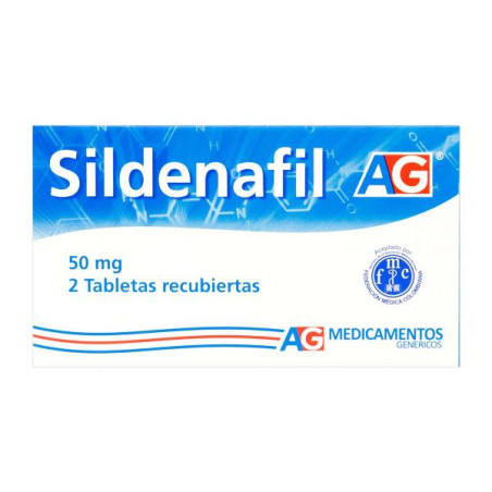 SILDENAFIL 50 MG 2 TABLETAS AG SILDENAFIL