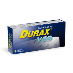 DURAX VSD 20 MG 4 TBS TADALAFIL 