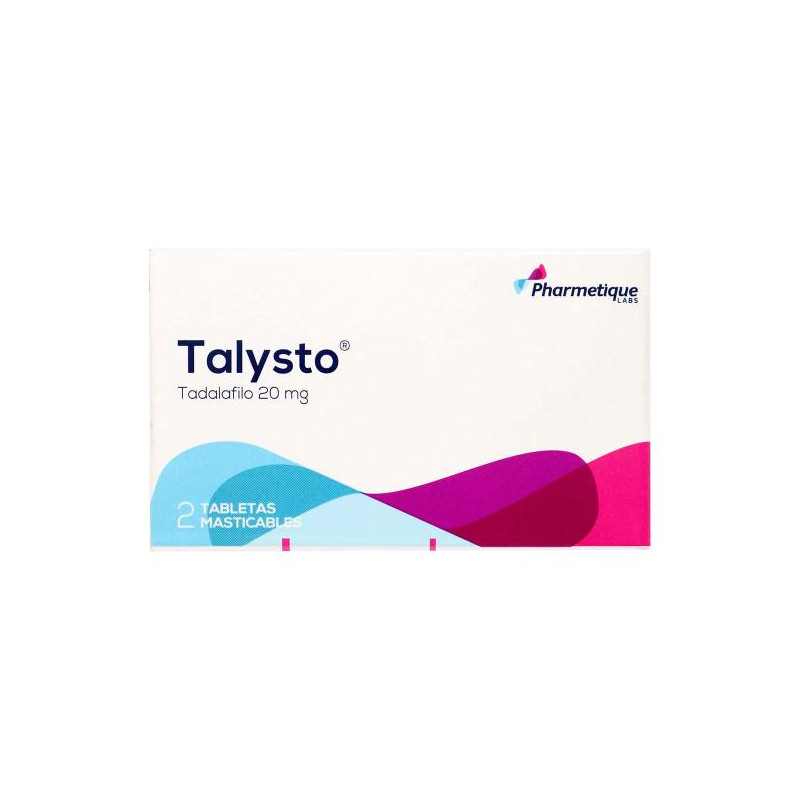 TALYSTO 20 MG 2 TABLETAS LS TADALAFIL 