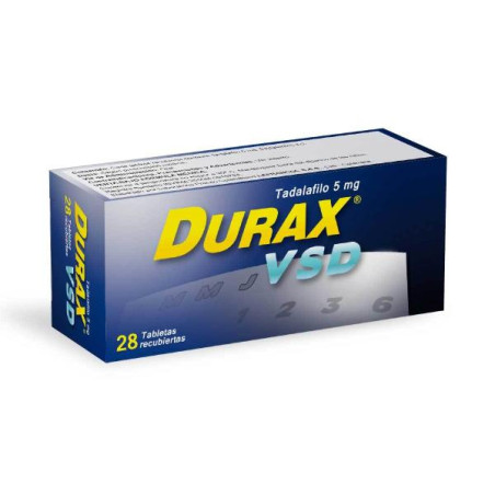 DURAX VSD 5 MG 28 TBS (A) TADALAFIL