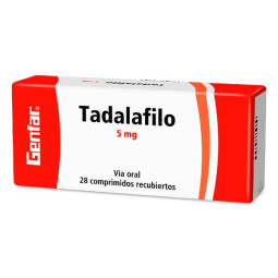 TADALAFILO 5 MG 28 COMPRIMIDOS GF TADALAFIL