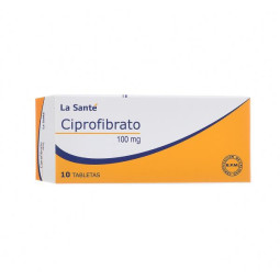 CIPROFIBRATO 100 MG 10 TABLETAS LS CIPROFIBRATO