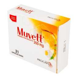 MUVETT 200 MG 21 CAPSULAS (DA) TRIMEBUTINA