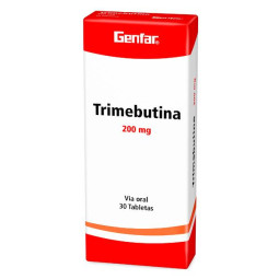 TRIMEBUTINA 200 MG 30 TABLETAS GF TRIMEBUTINA