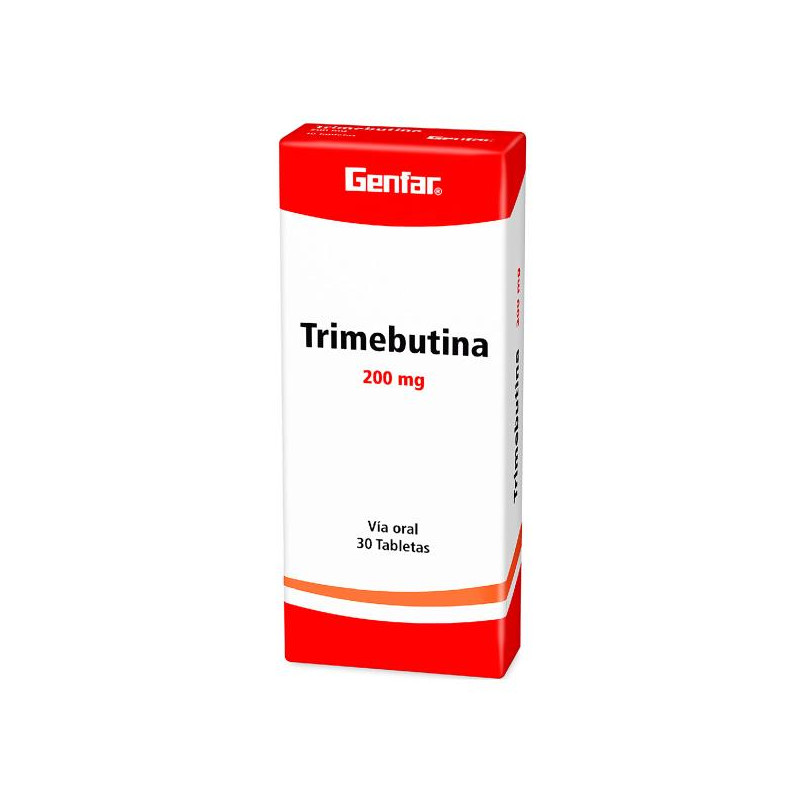 TRIMEBUTINA 200 MG 30 TABLETAS GF TRIMEBUTINA