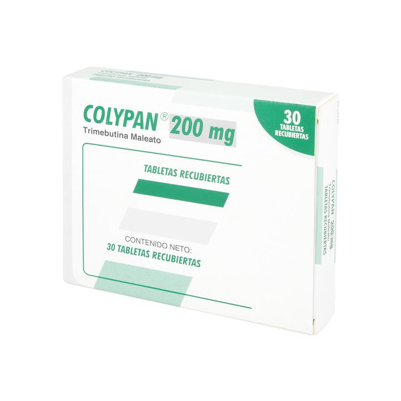 COLYPAN 200 MG 30 TABLETAS (DA) TRIMEBUTINA COLYPAN 200 MG 30 TABLETAS (DA) TRIMEBUTINA
