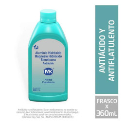 HIDROXIDO ALUMINIO SIMETICONA 360 ML MK SIMETICONA-HIDROXIDO ALUMINIO