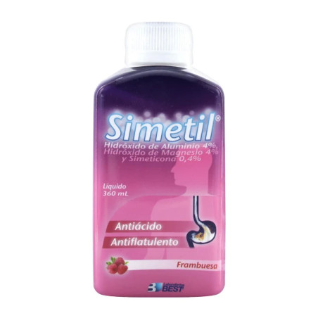 SIMETIL FRAMBUESA 360 ML SIMETICONA-HIDROXIDO ALUMINIO- MAGNESIO