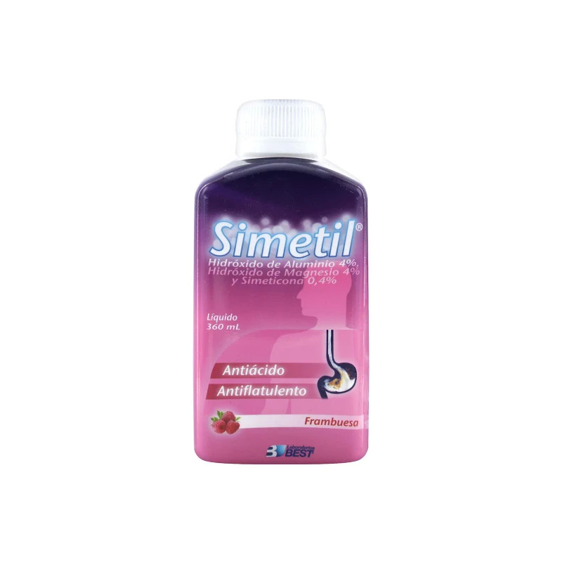 SIMETIL FRAMBUESA 360 ML SIMETICONA-HIDROXIDO ALUMINIO- MAGNESIO