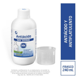 ANTIACIDO MENTA DOSS 240 ML MK SIMETICONA-HIDROXIDO ALUMINIO- MAGNESIO