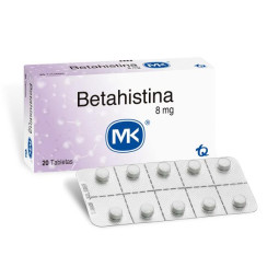 BETAHISTINA 8 MGS X 20 TBS MK-