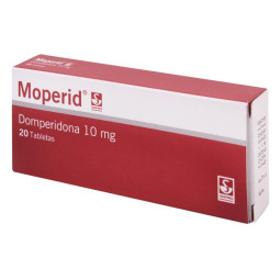 MOPERID 10 MG 20 TABLETAS DOMPERIDONA