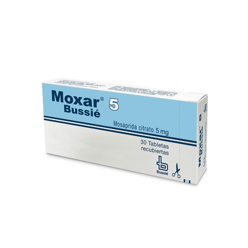 MOXAR 5 MG 30 TABLETAS (DA)(A)(PB) MOSAPRIDA