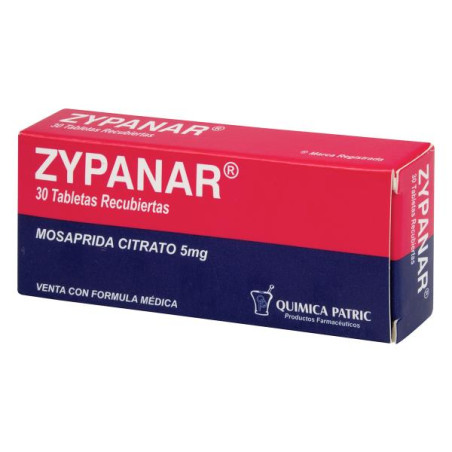 ZYPANAR 30 TBS MOSAPRIDA CITRATO 5 MG