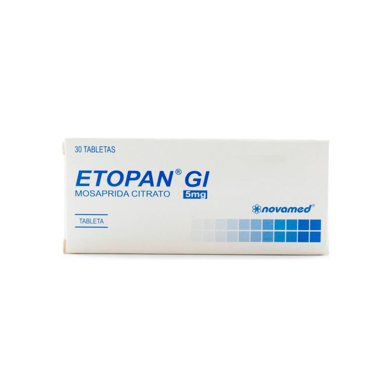 ETOPAN GL 5 MG 30 TABLETAS MOSAPRIDA