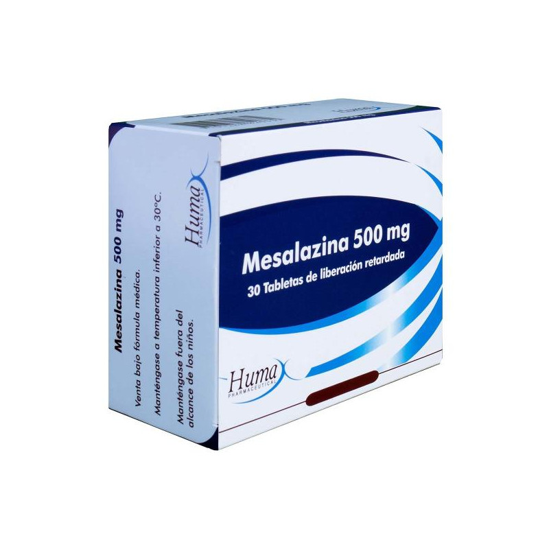 MESALAZINA 500 MGS X 30 TBS HUMAX MESALAZINA 500 MGS X 30 TBS HUMAX