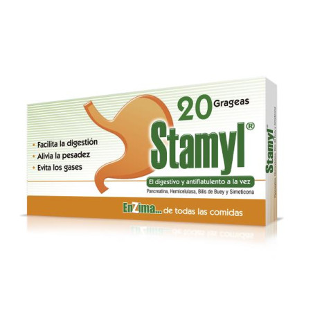 STAMYL 20 TABLETAS PANCREATINA