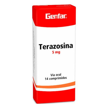 TERAZOSINA 5 MG 14 TABLETAS W TERAZOSINA