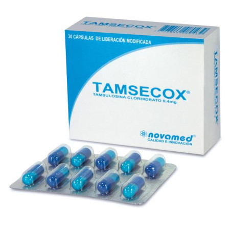 TAMSECOX 0.4 MG 30 TABLETAS (A) TAMSULOSINA