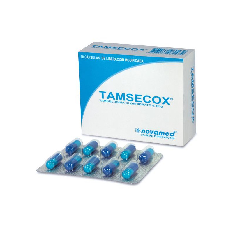 TAMSECOX 0.4 MG 30 TABLETAS (A) TAMSULOSINA
