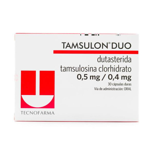 TAMSULON DUO 30 CAPSULAS DUTASTERIDA-TAMSULOSINA TAMSULON DUO 30 CAPSULAS DUTASTERIDA-TAMSULOSINA