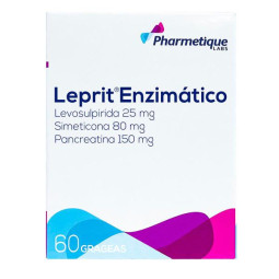 LEPRIT ENZIMATICO 60 GRAGEAS (A) LEVOSULPIRIDA