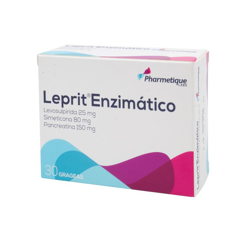 LEPRIT ENZIMATICO 30 TBS (DA) LEVOSULPIRIDA