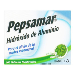 PEPSAMAR 100 TABLETAS HIDROXIDO DE ALUMINIO