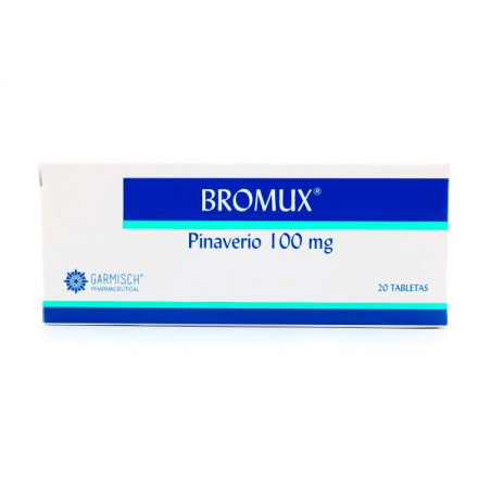 BROMUX 100 MG 20 TABLETAS BROMURO DE PINAVERIO 