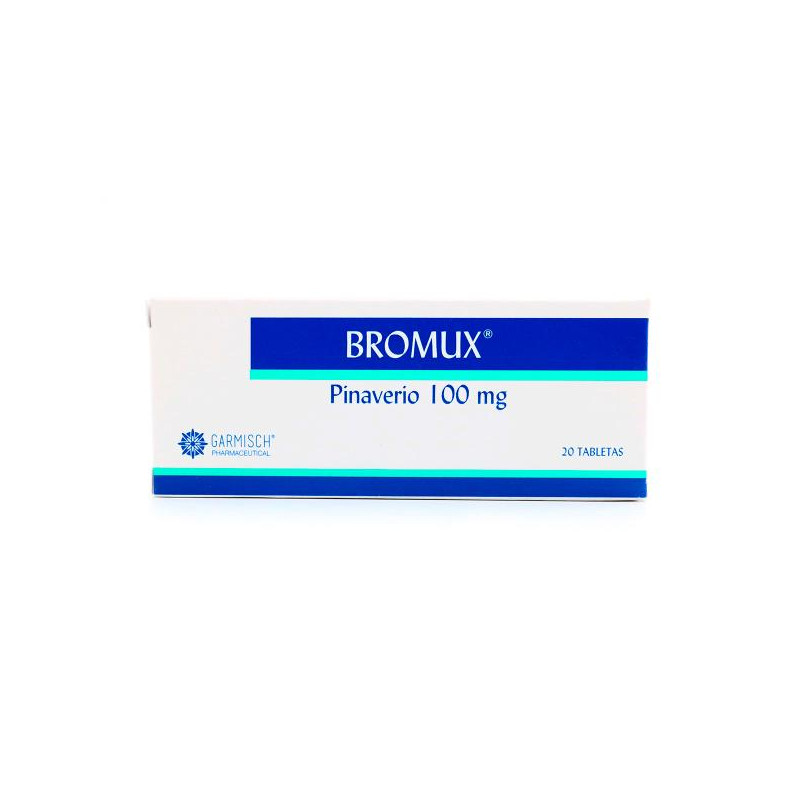 BROMUX 100 MG 20 TABLETAS BROMURO DE PINAVERIO 