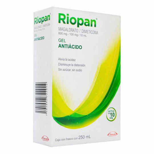 RIOPAN FRASCO 250 ML DIMETICONA