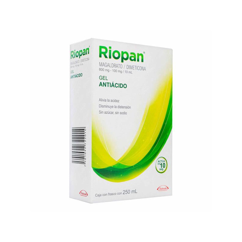 RIOPAN FRASCO 250 ML DIMETICONA