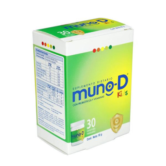 MUNO KIDS 30 COMPRIMIDOS PROBIOTICOS MUNO KIDS 30 COMPRIMIDOS PROBIOTICOS