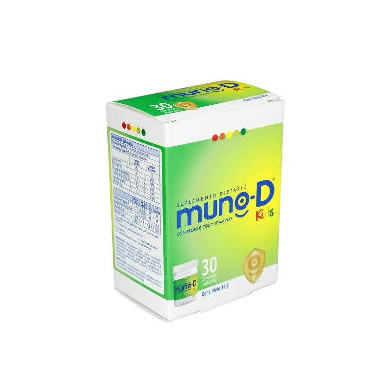MUNO KIDS 30 COMPRIMIDOS PROBIOTICOS MUNO KIDS 30 COMPRIMIDOS PROBIOTICOS